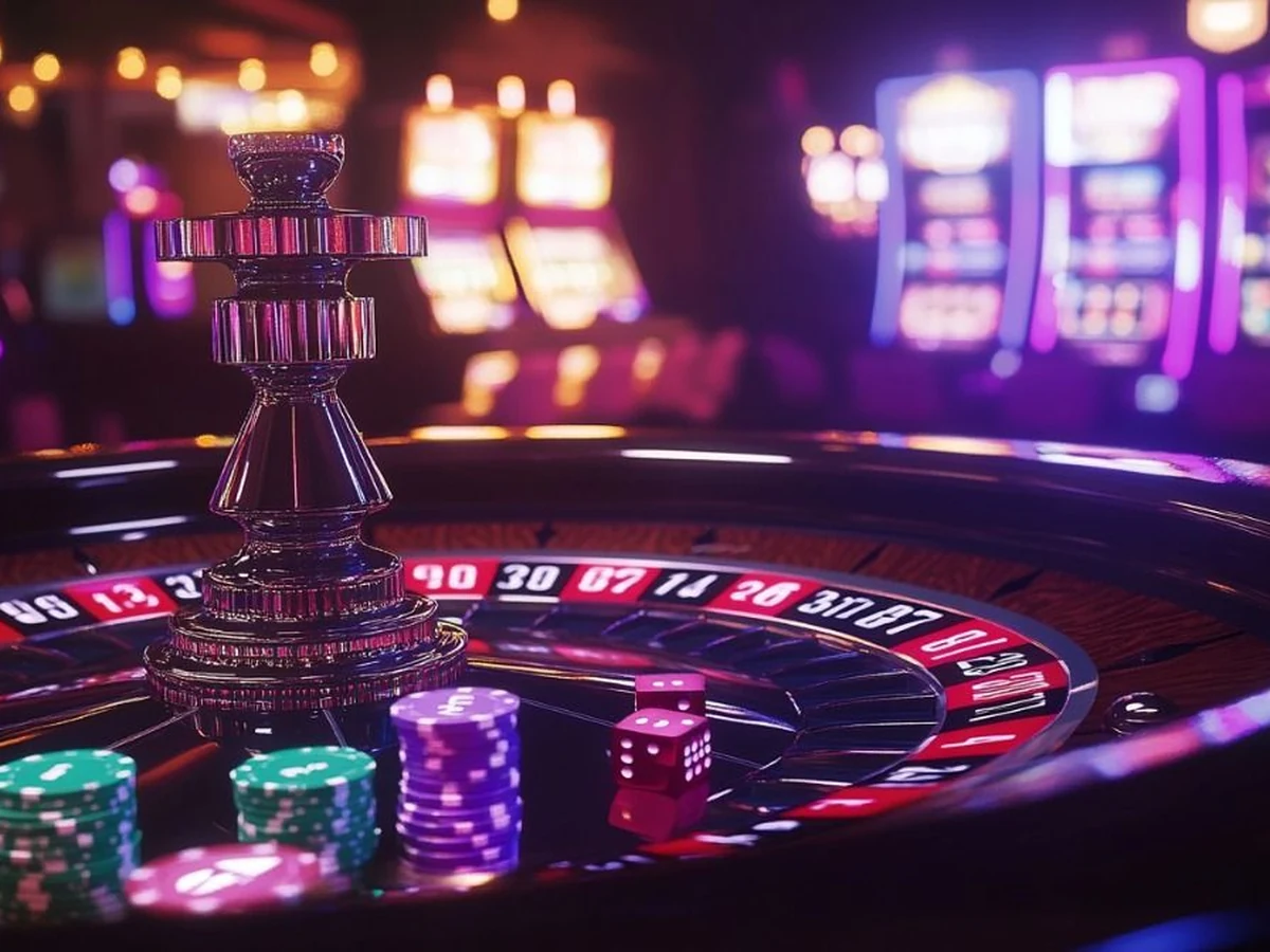 Tampilan visual permainan slot OLXSLOT dengan reel dan simbol berwarna